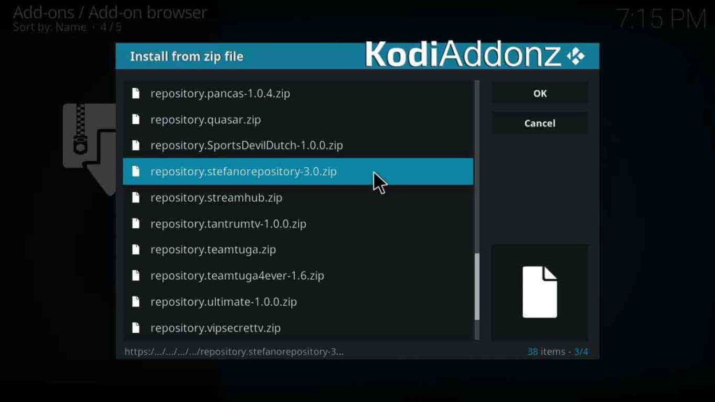 exodus ita kodi repository